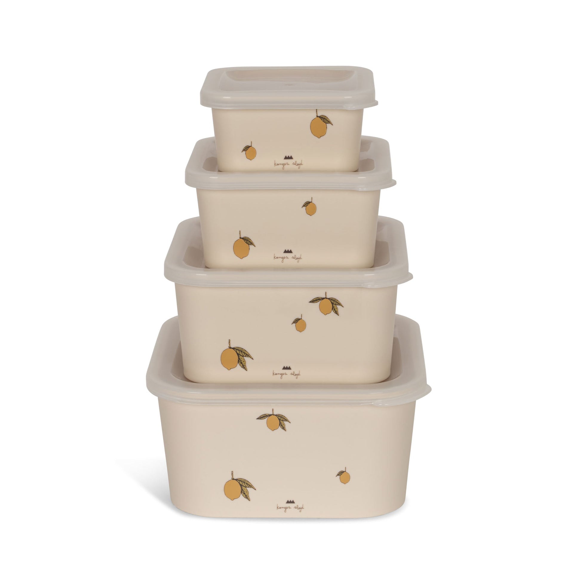 Konges Sløjd Food container set - lemon Konges Sløjd - enjoykidsus