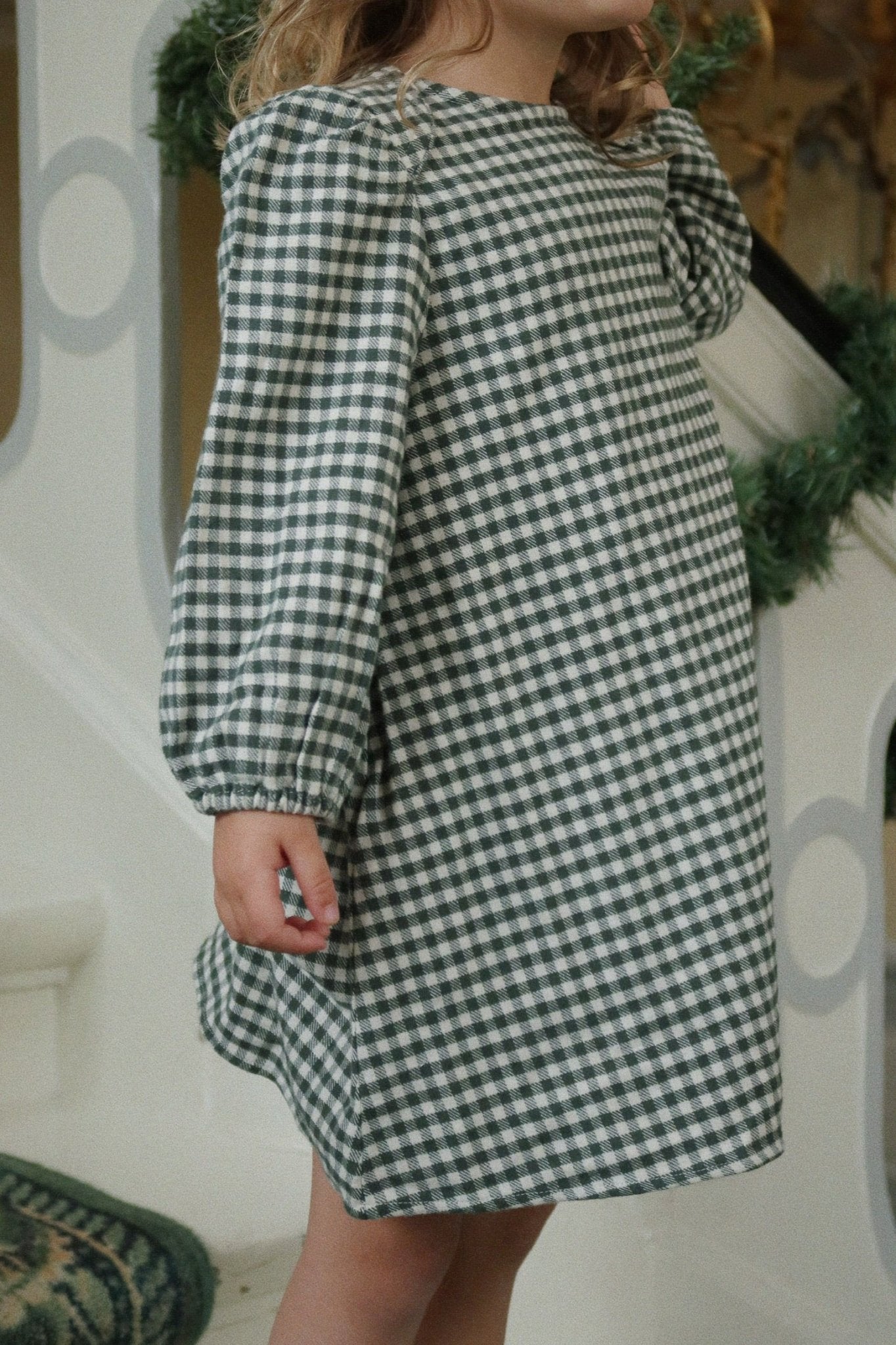 Konges Sløjd FORET DRESS - green check Konges Sløjd New Collection
