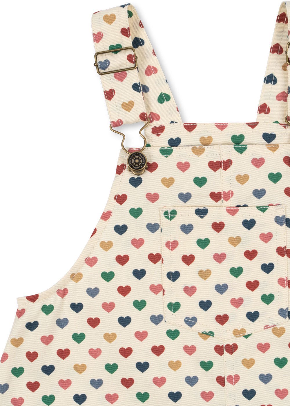 Konges Sløjd FRANKIE OVERALL DRESS GOTS - coeur coloré Konges Sløjd