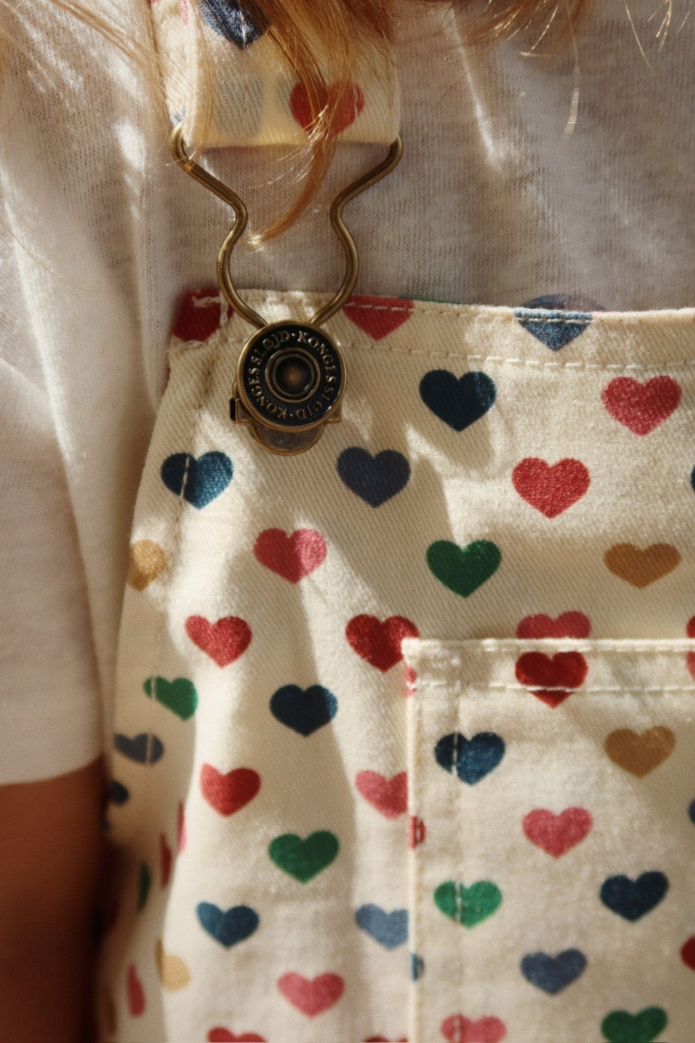 Konges Sløjd FRANKIE OVERALL DRESS GOTS - coeur coloré Konges Sløjd