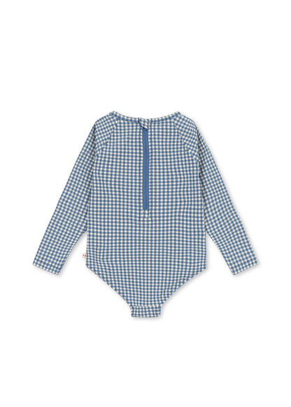 Konges Sløjd FRESIA LONG SLEEVE SWIMSUIT - harbor check Konges Sløjd New Collection
