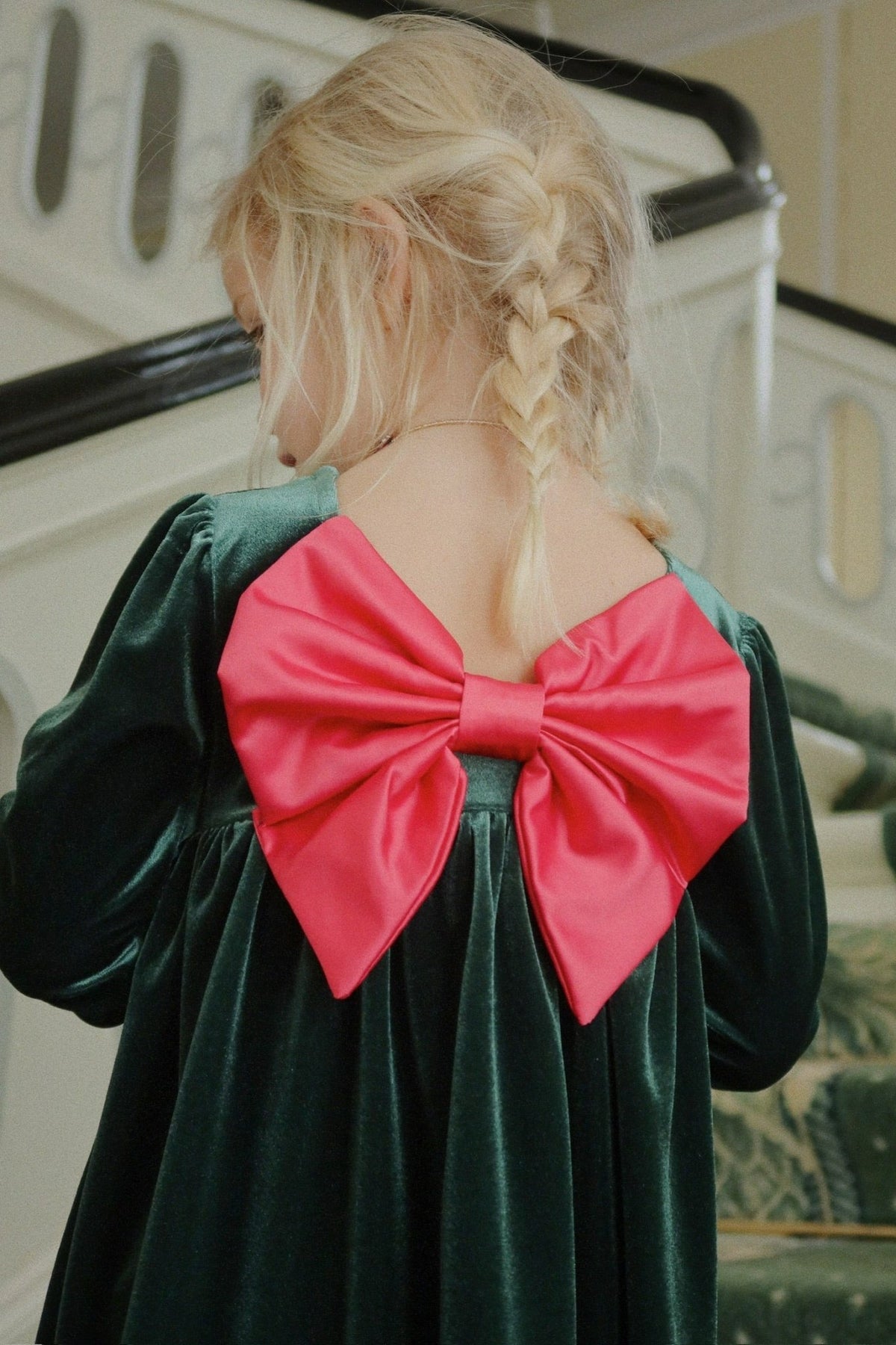 Konges Sløjd GIA BOW DRESS - pine grove Konges Sløjd New Collection
