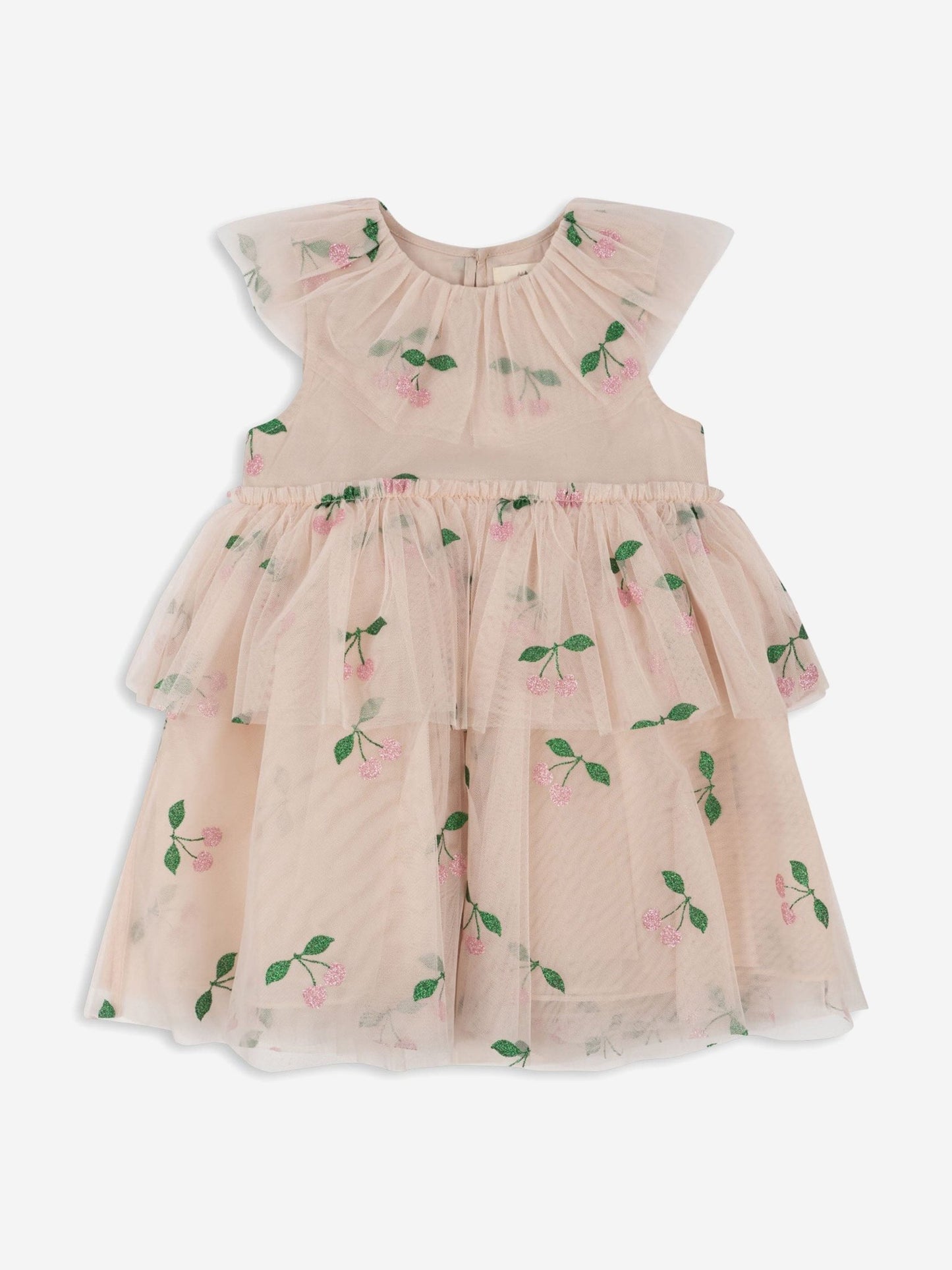 Konges Sløjd Girls Mili Glitter Cherry Dress in Pink Konges Sløjd - enjoykidsus