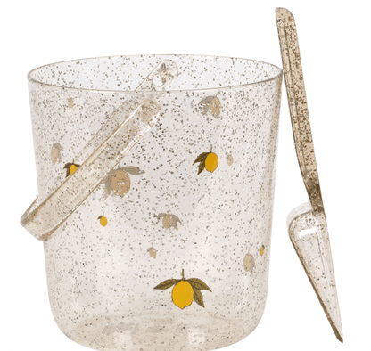 Konges Sløjd Glitter Bucket and Shovel - Lemon Konges Sløjd