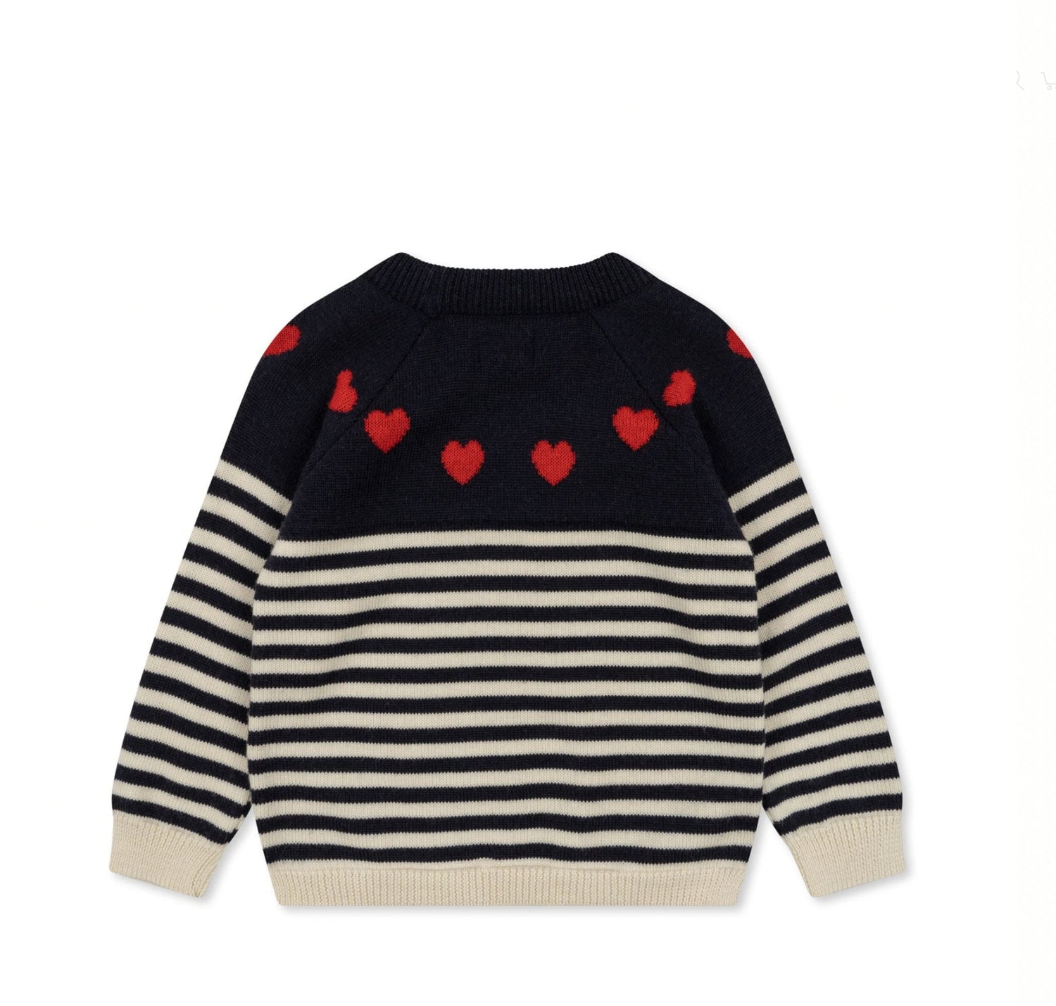 Konges sløjd Heart Blouse - Stripe Konges sløjd