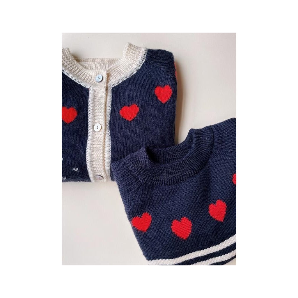 Konges sløjd Heart Blouse - Stripe Konges sløjd