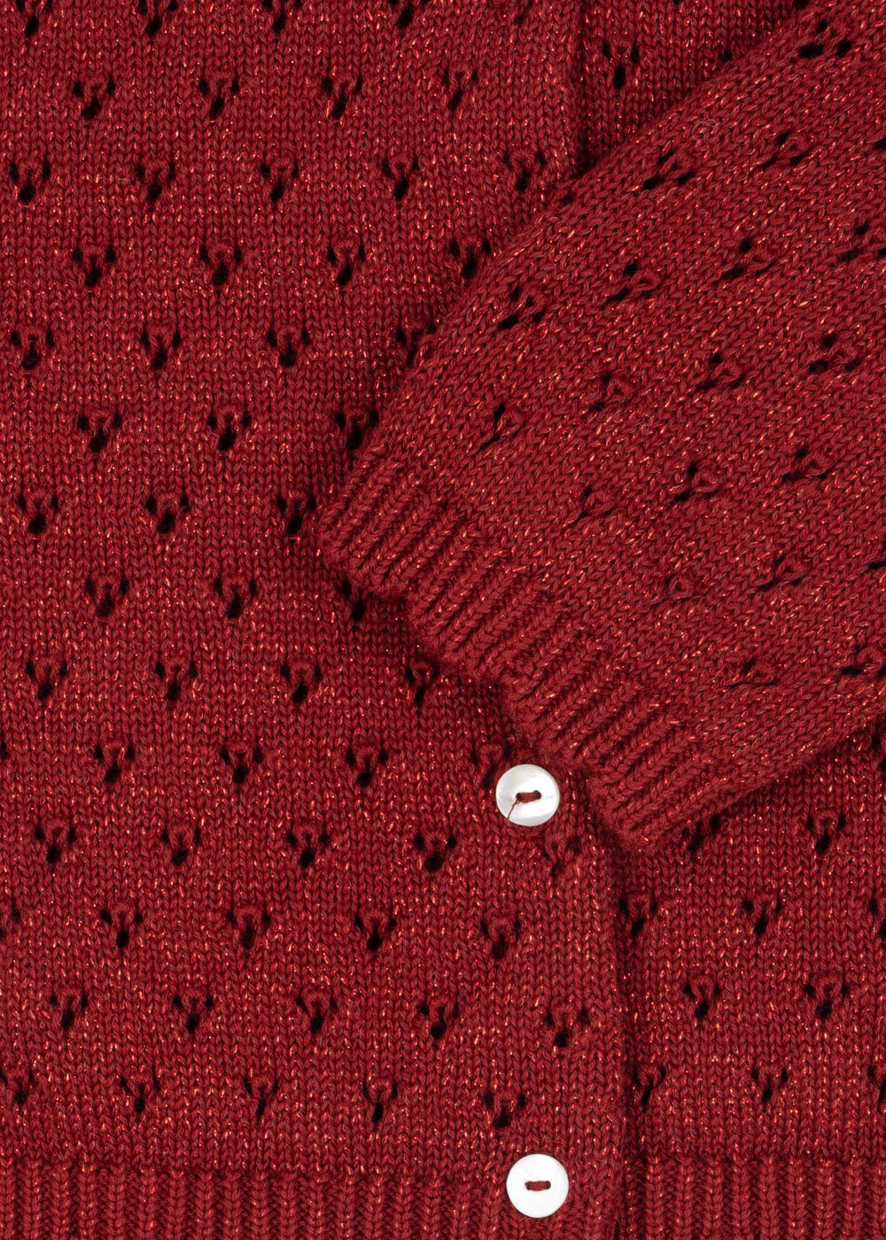 Konges Sløjd HOLIDAY KNIT CARDIGAN - red dahlia Konges Sløjd New Collection