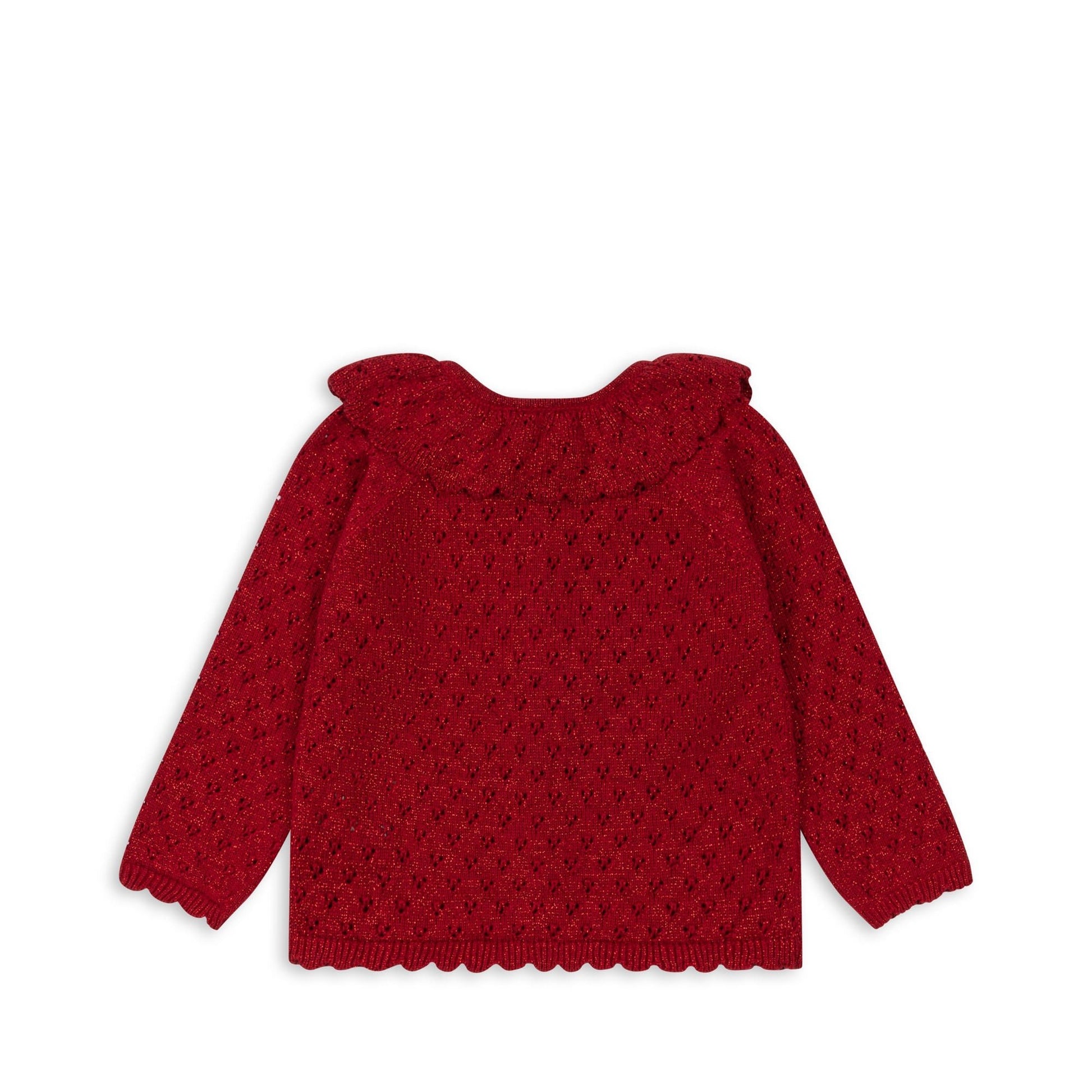 Konges Sløjd Holiday knit cardigan - savy red Konges Sløjd - enjoykidsus