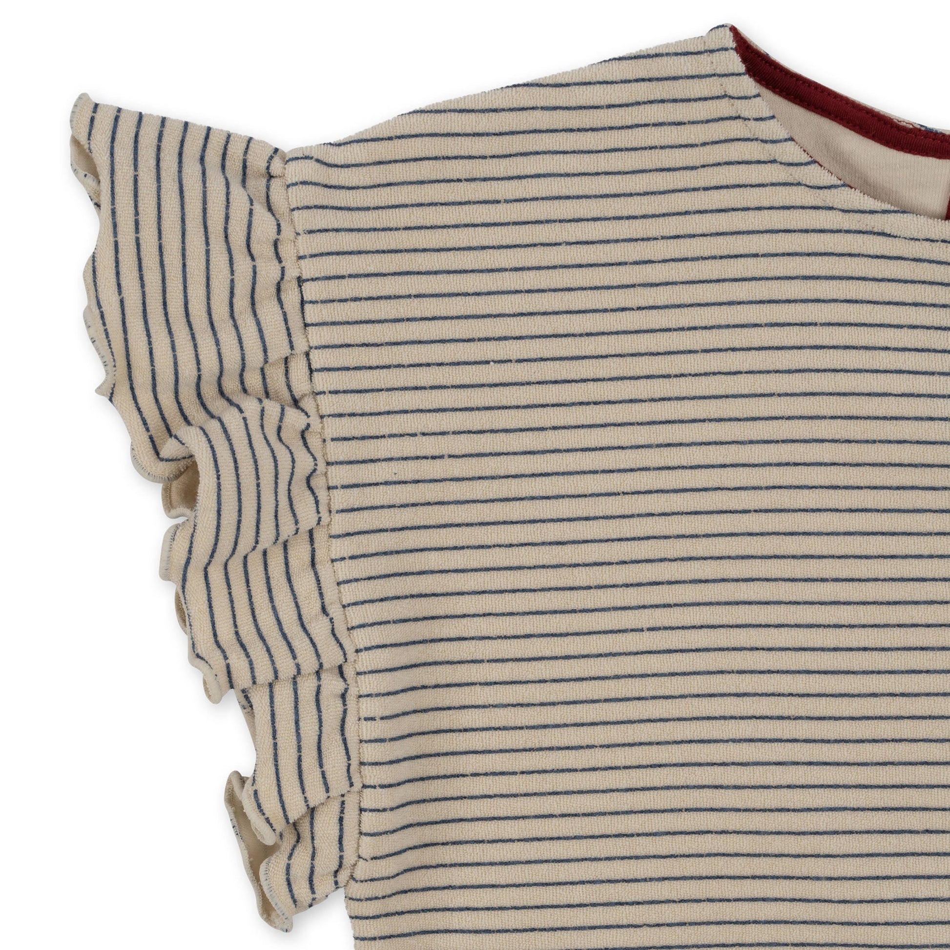 Konges Sløjd Itty frill tee - stripe bluie Konges Sløjd - enjoykidsus