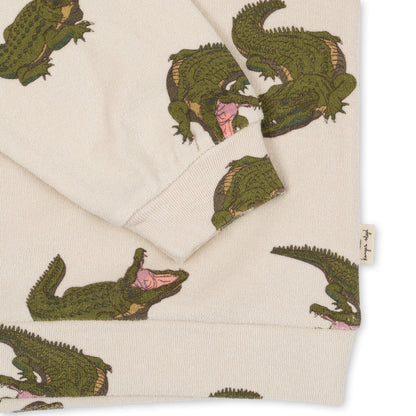 Konges Sløjd Itty sweatshirt - crocodile Konges Sløjd - enjoykidsus