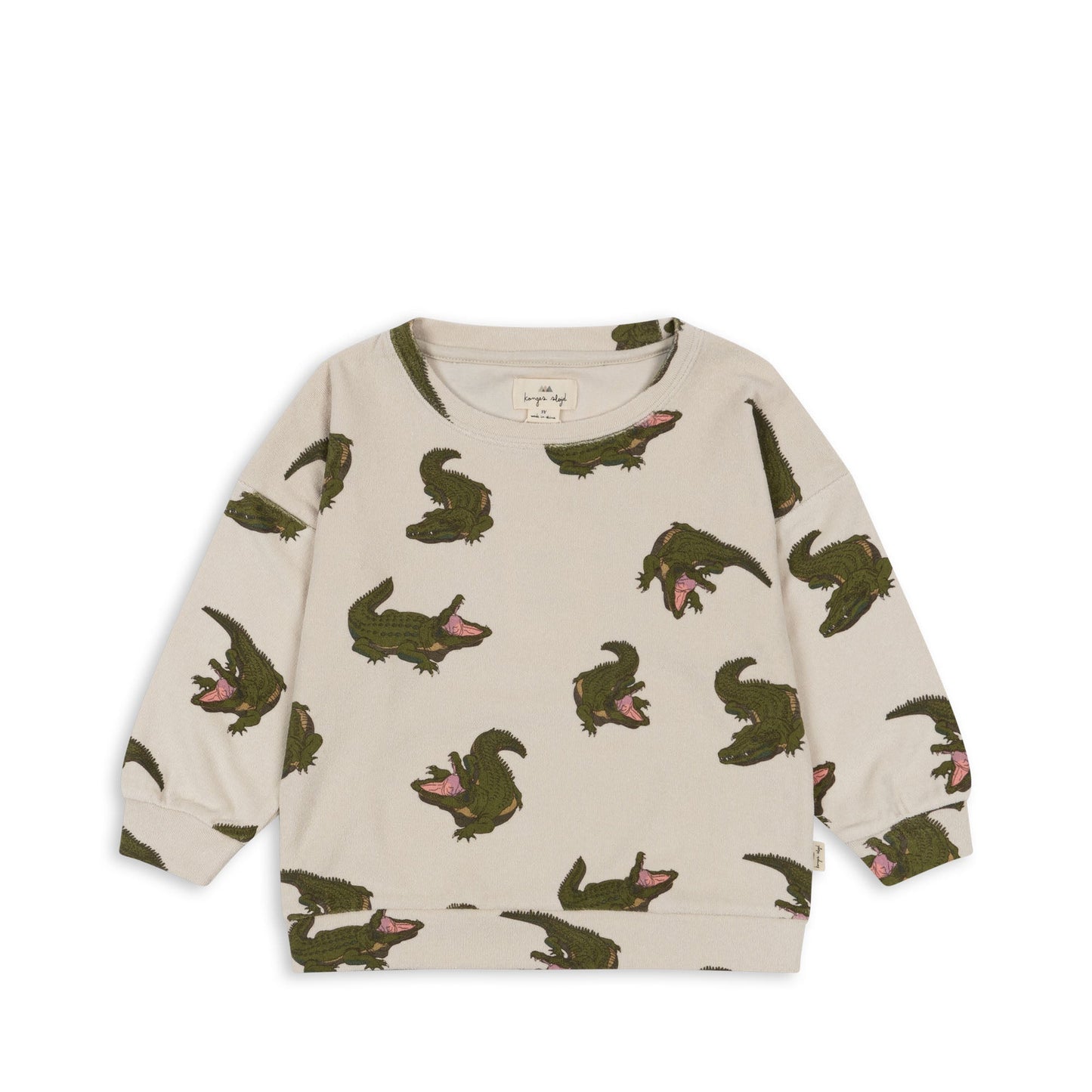 Konges Sløjd Itty sweatshirt - crocodile Konges Sløjd - enjoykidsus