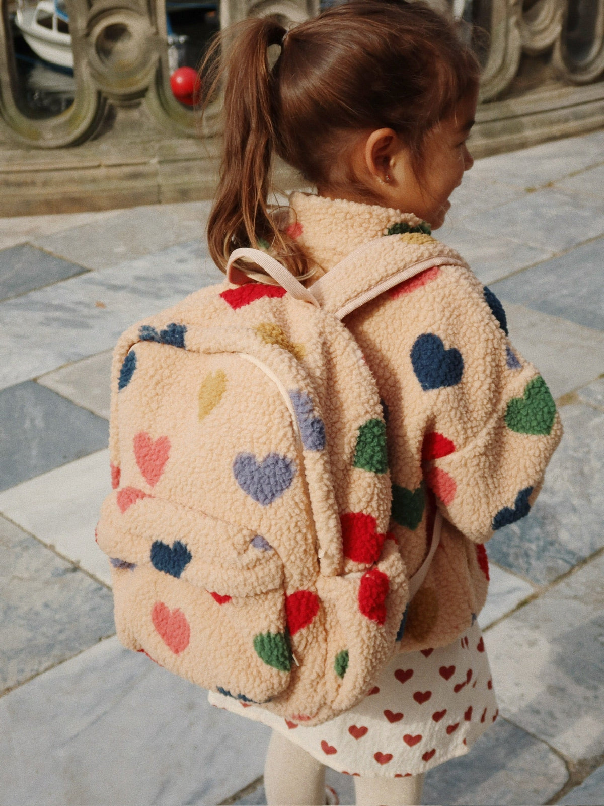 Konges Sløjd JODY BACKPACK - bon coeur coloré Konges Sløjd