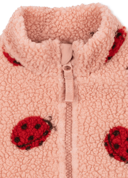 Konges Sløjd JODY TEDDY JACKET GRS - Ladybug Pink Konges Sløjd New Collection