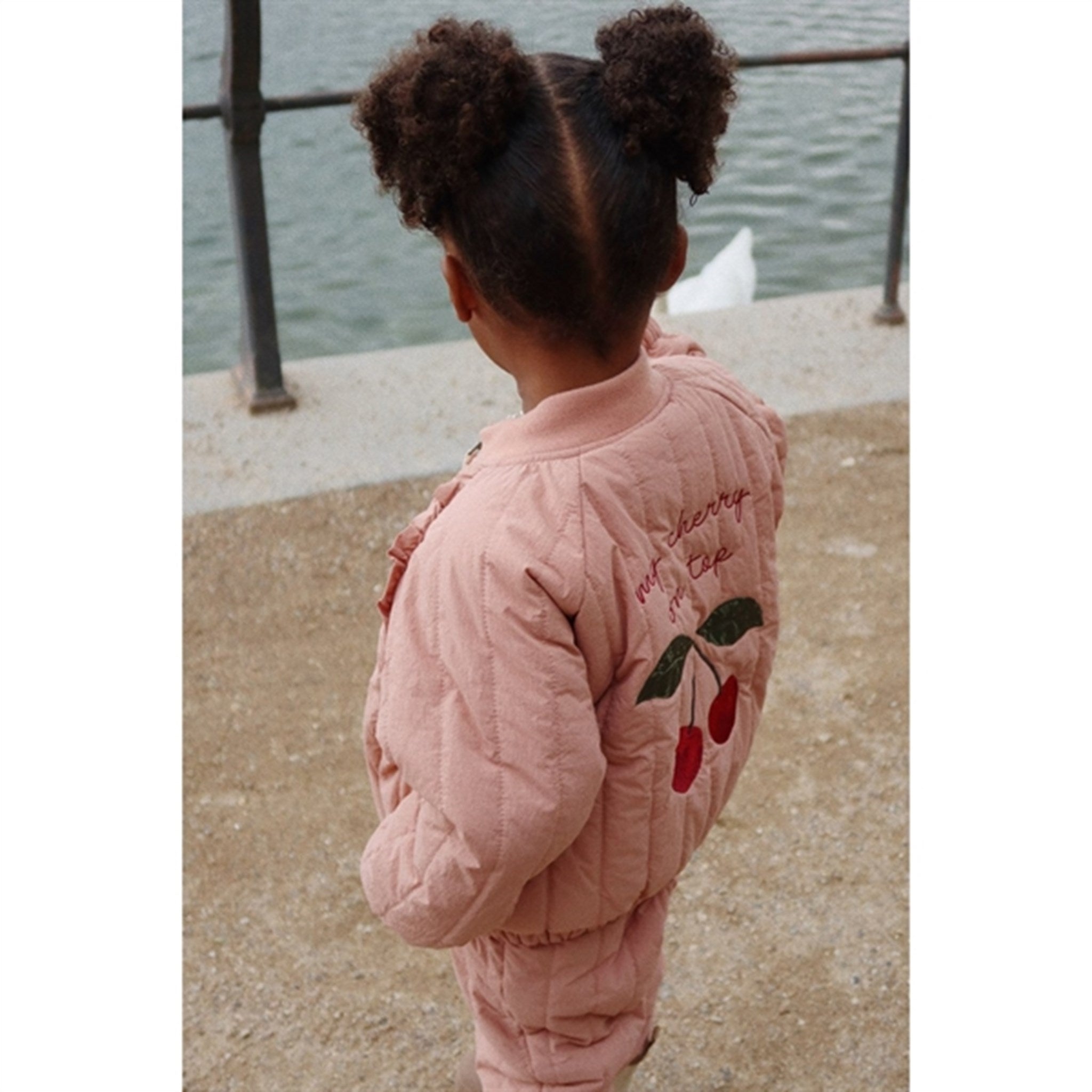 Konges Sløjd Juno Frill Bomber Thermo Jacket Cameo Brown Konges Sløjd