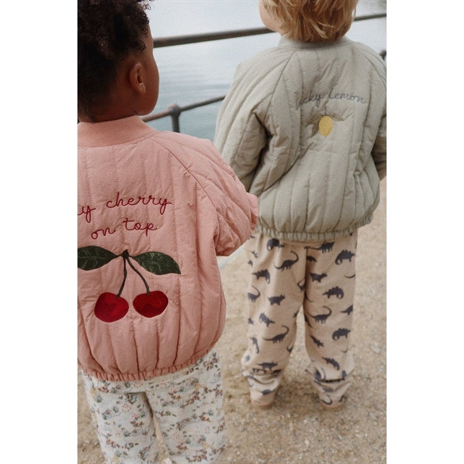 Konges Sløjd Juno Frill Bomber Thermo Jacket Cameo Brown Konges Sløjd