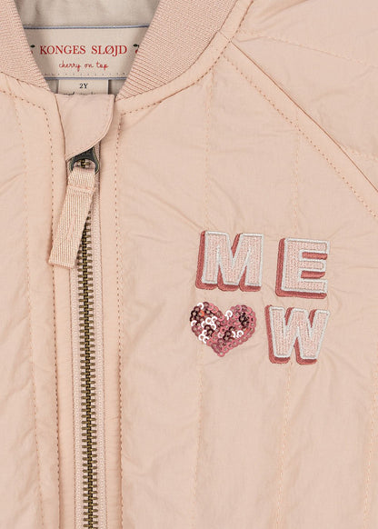 Konges Sløjd JUNO KITTY BOMBER JACKET - cameo rose Konges Sløjd New Collection