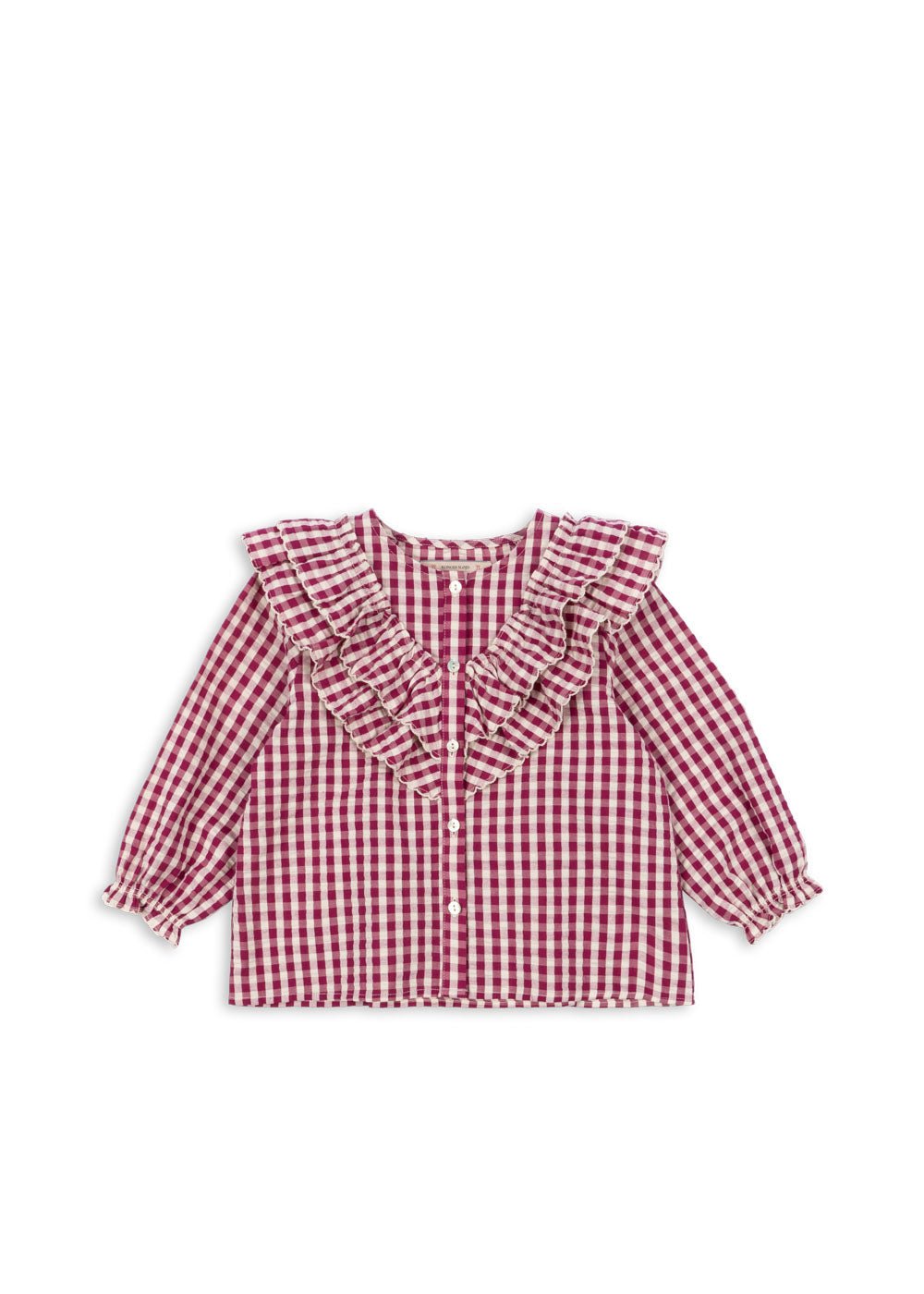 Konges Sløjd KIM BLOUSE - sangria/butter check Konges Sløjd New Collection