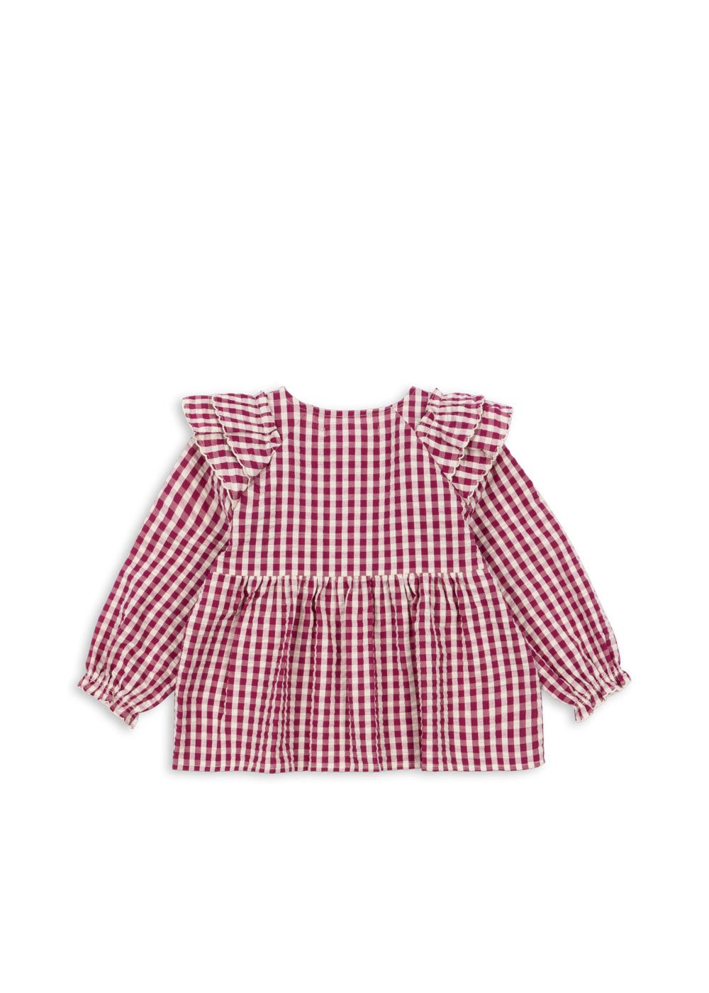 Konges Sløjd KIM BLOUSE - sangria/butter check Konges Sløjd New Collection