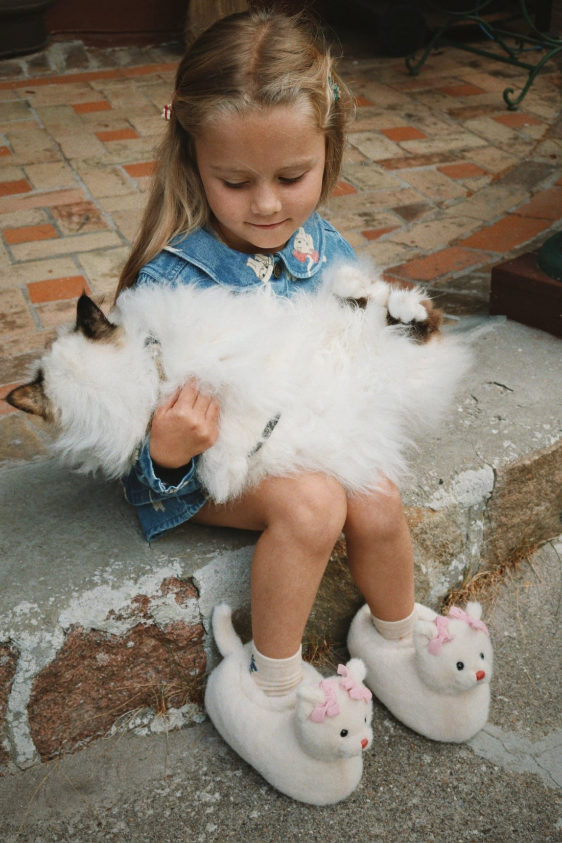 Konges Sløjd KITTY FOOTIES - off white Konges Sløjd Limited Collection