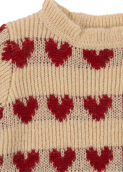 Konges Sløjd LAULA SWEATER - heart Konges Sløjd New Collection