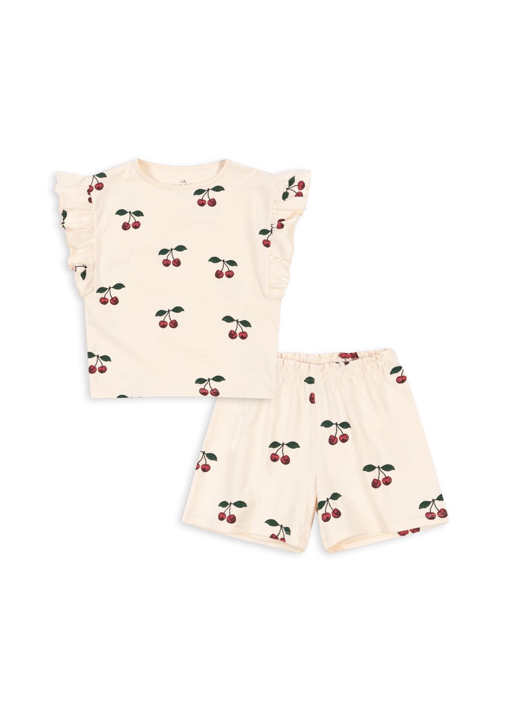 Konges Sløjd LIN FRILL SET GOTS - ma grande cerise Konges Sløjd