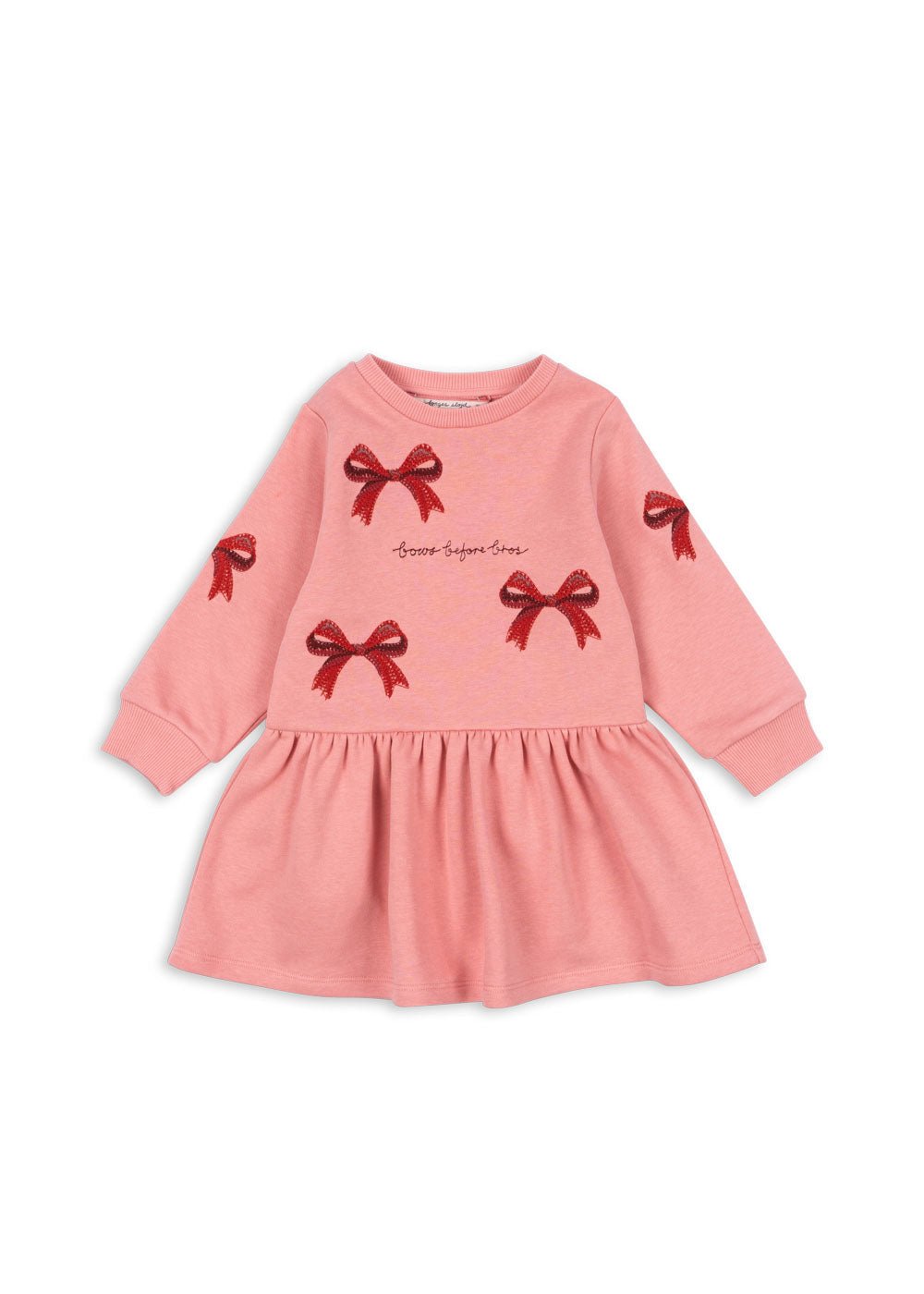 Konges Sløjd LOU BOW SWEAT DRESS - strawberry ice Konges Sløjd New Collection