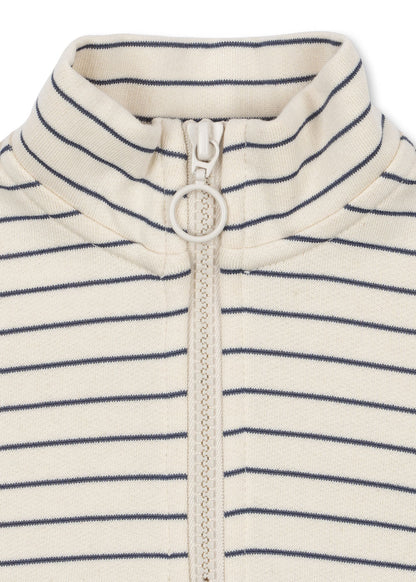 Konges Sløjd LOU HALF ZIP SWEATSHIRT - flintstone stripe Konges Sløjd New Collection