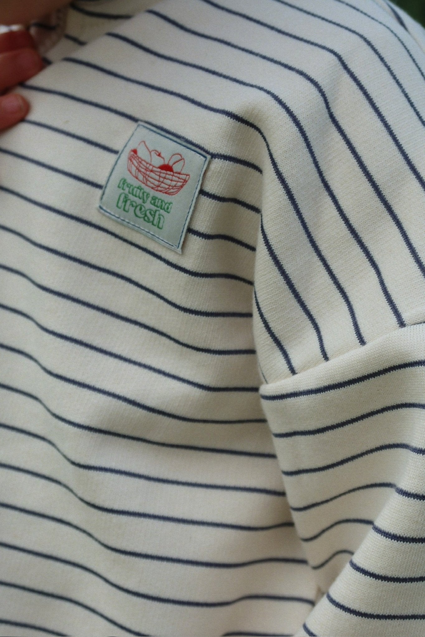 Konges Sløjd LOU HALF ZIP SWEATSHIRT - flintstone stripe Konges Sløjd New Collection