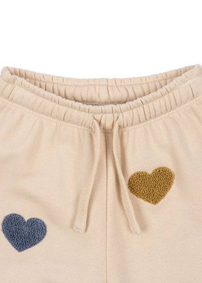 Konges Sløjd Lou Sweatpants – Multi Heart | Kids Organic Cotton Pants Konges Sløjd New Collection