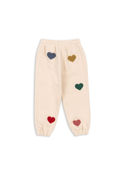 Konges Sløjd Lou Sweatpants – Multi Heart | Kids Organic Cotton Pants Konges Sløjd New Collection
