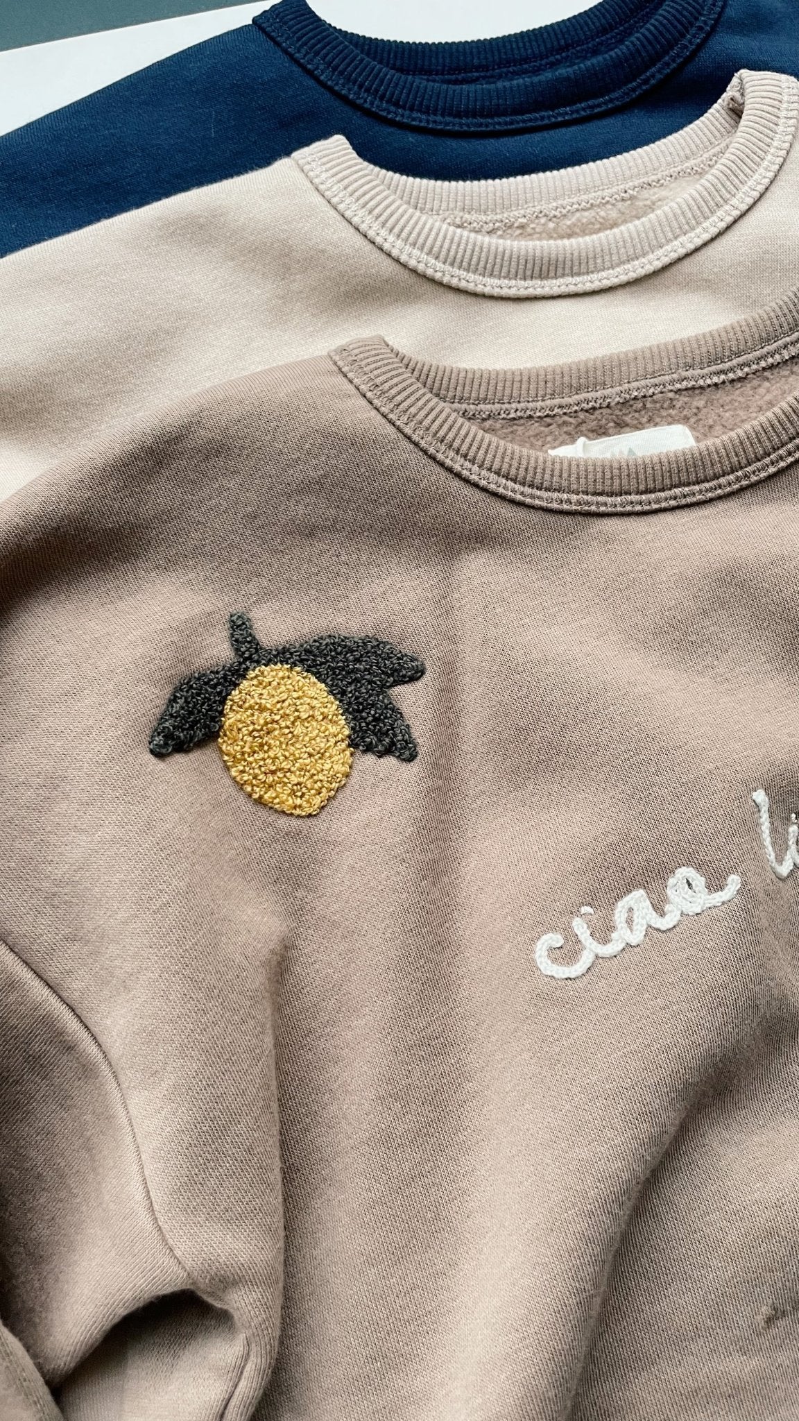 Konges Sløjd LOU SWEATSHIRT GOTS - OXFORD TAN Konges Sløjd - enjoykidsus