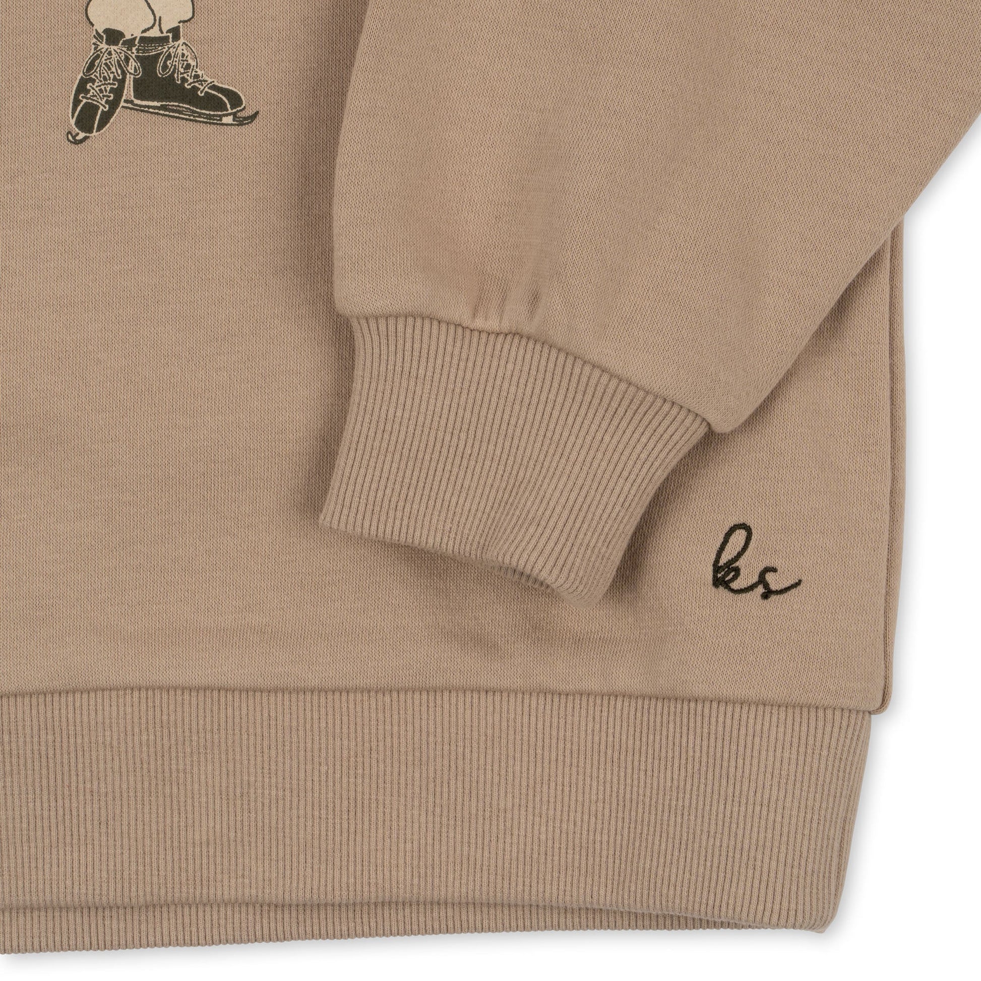 Konges Sløjd LOU SWEATSHIRT GOTS - OXFORD TAN Konges Sløjd - enjoykidsus