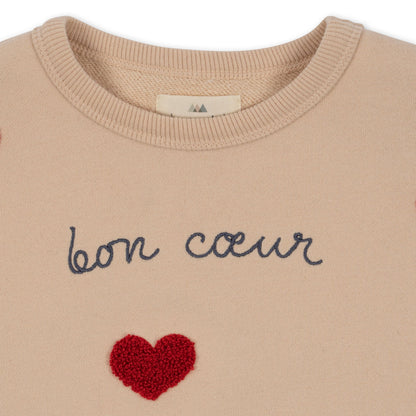 Konges Sløjd Lou Sweatshirt – Shifting Sand | Organic Kids Pullover Konges Sløjd