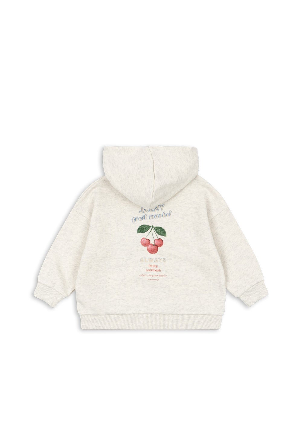 Konges Sløjd Loupy Zip Hoodie – Off White Melange Konges Sløjd New Collection