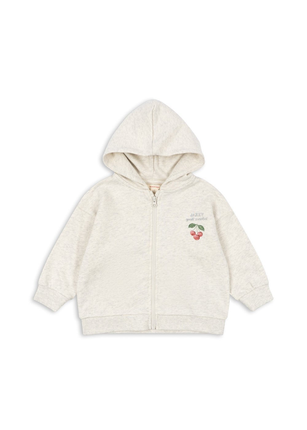 Konges Sløjd Loupy Zip Hoodie – Off White Melange Konges Sløjd New Collection