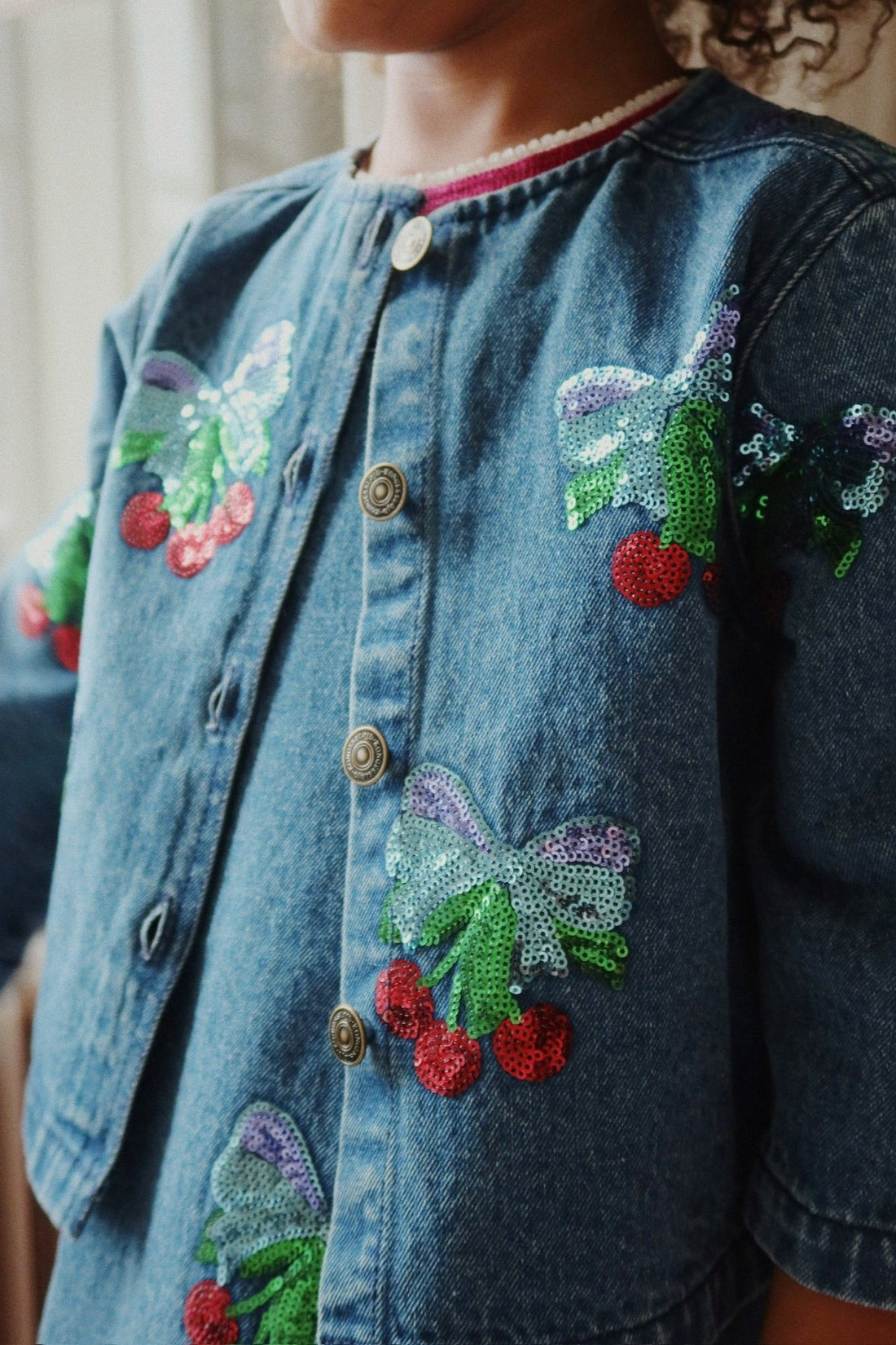 Konges Sløjd MAGOT DRESS - amarena sequin Konges Sløjd New Collection