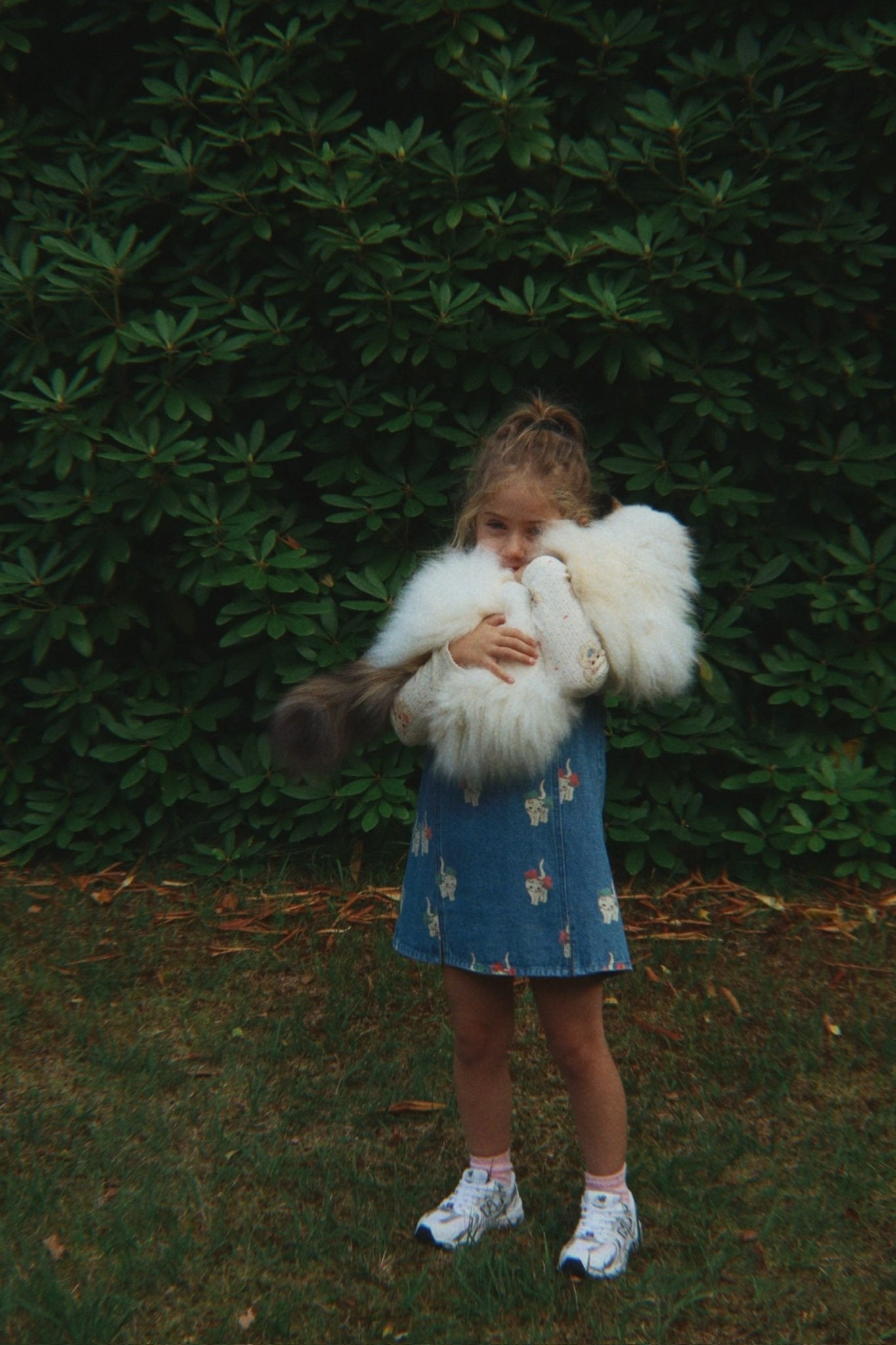 Konges Sløjd MAGOT DRESS - bow kitty denim Konges Sløjd Limited Collection