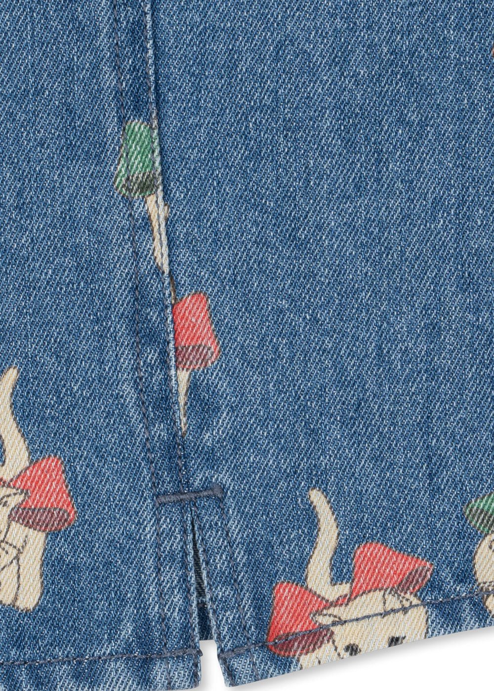 Konges Sløjd MAGOT DRESS - bow kitty denim Konges Sløjd Limited Collection