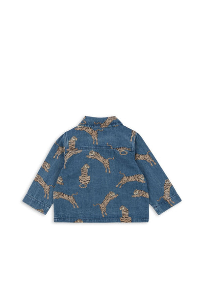 Konges Sløjd Magot Jacket – Tiger Print | Organic Cotton Kids Denim Jacket Konges Sløjd New Collection