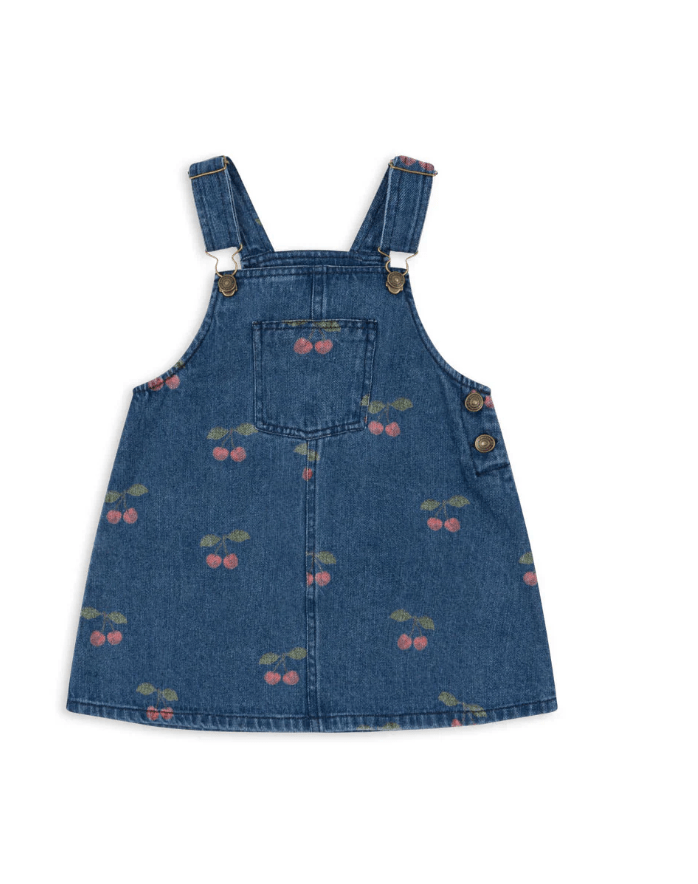 Konges Sløjd MAGOT OVERALLS DRESS GOTS - Ma Grande Cerise Denim Konges Sløjd