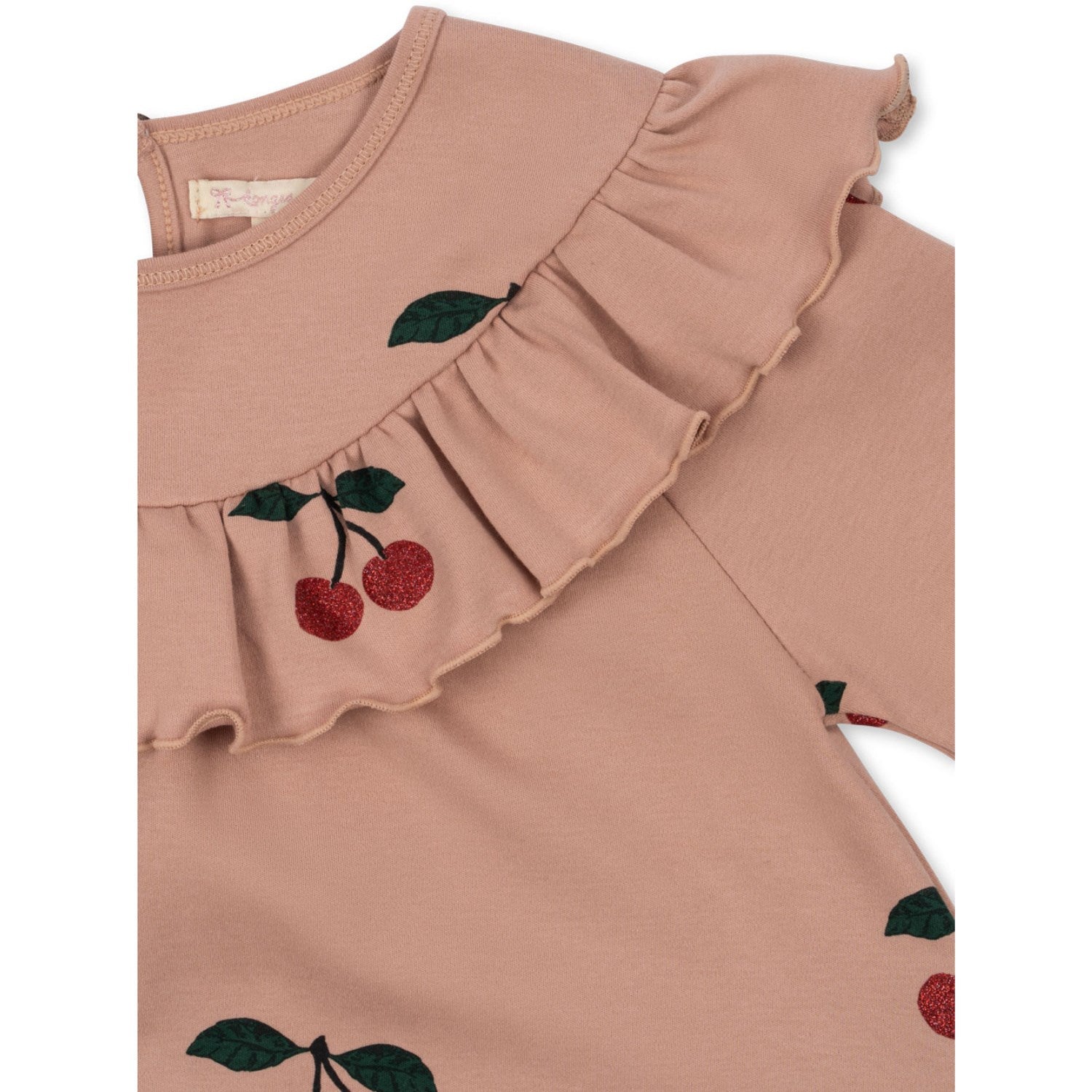 Konges Sløjd Malli Cherry Glitter Blouse Gots - Mellow Ma Grande Cerise Konges Sløjd