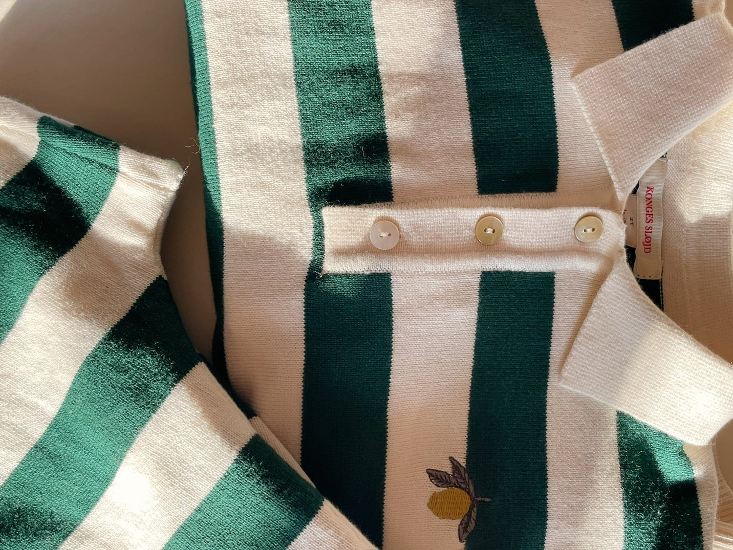 Konges Sløjd MANIS POLO - pine grove stripe Konges Sløjd New Collection