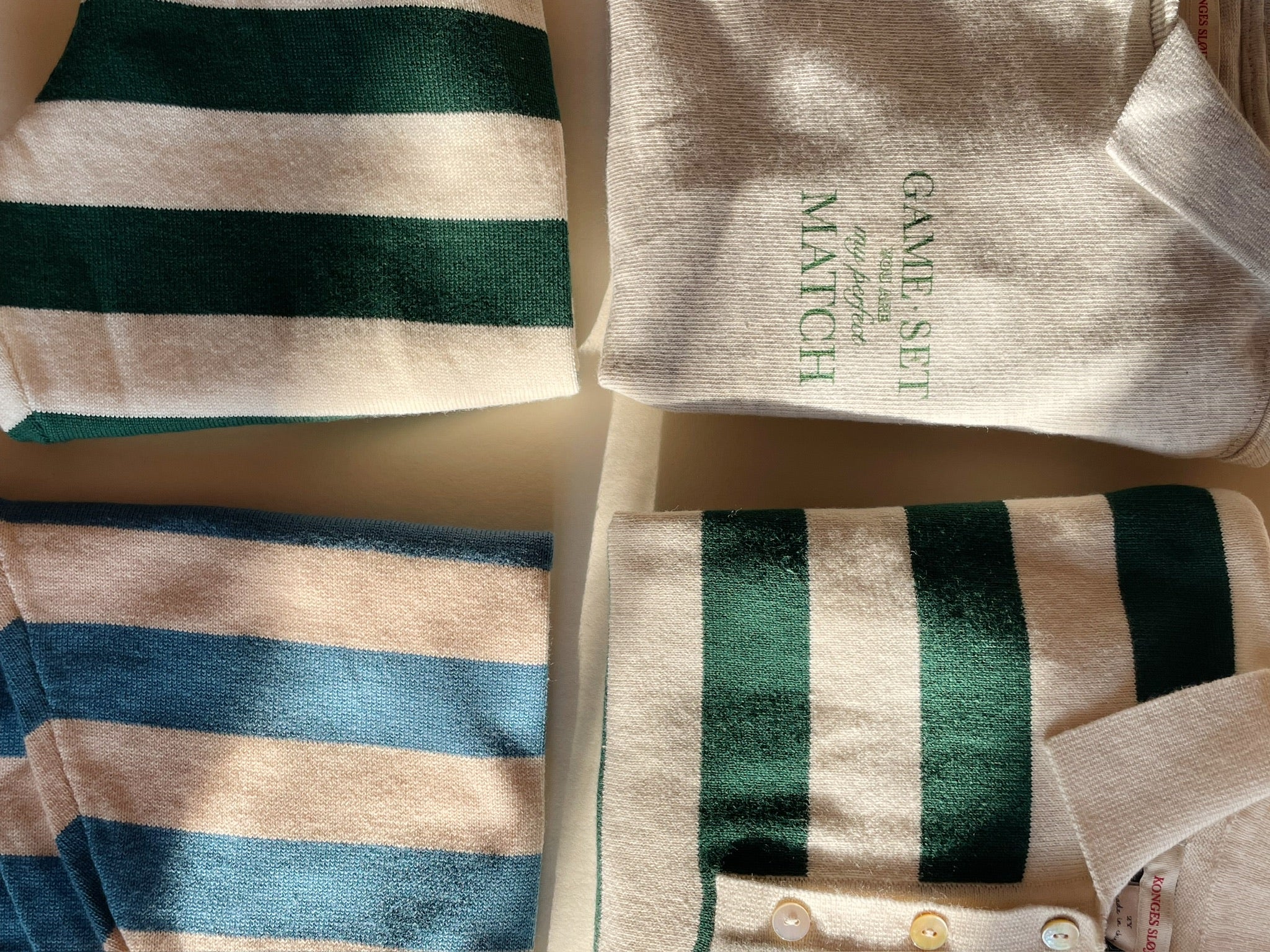 Konges Sløjd MANIS POLO - pine grove stripe Konges Sløjd New Collection