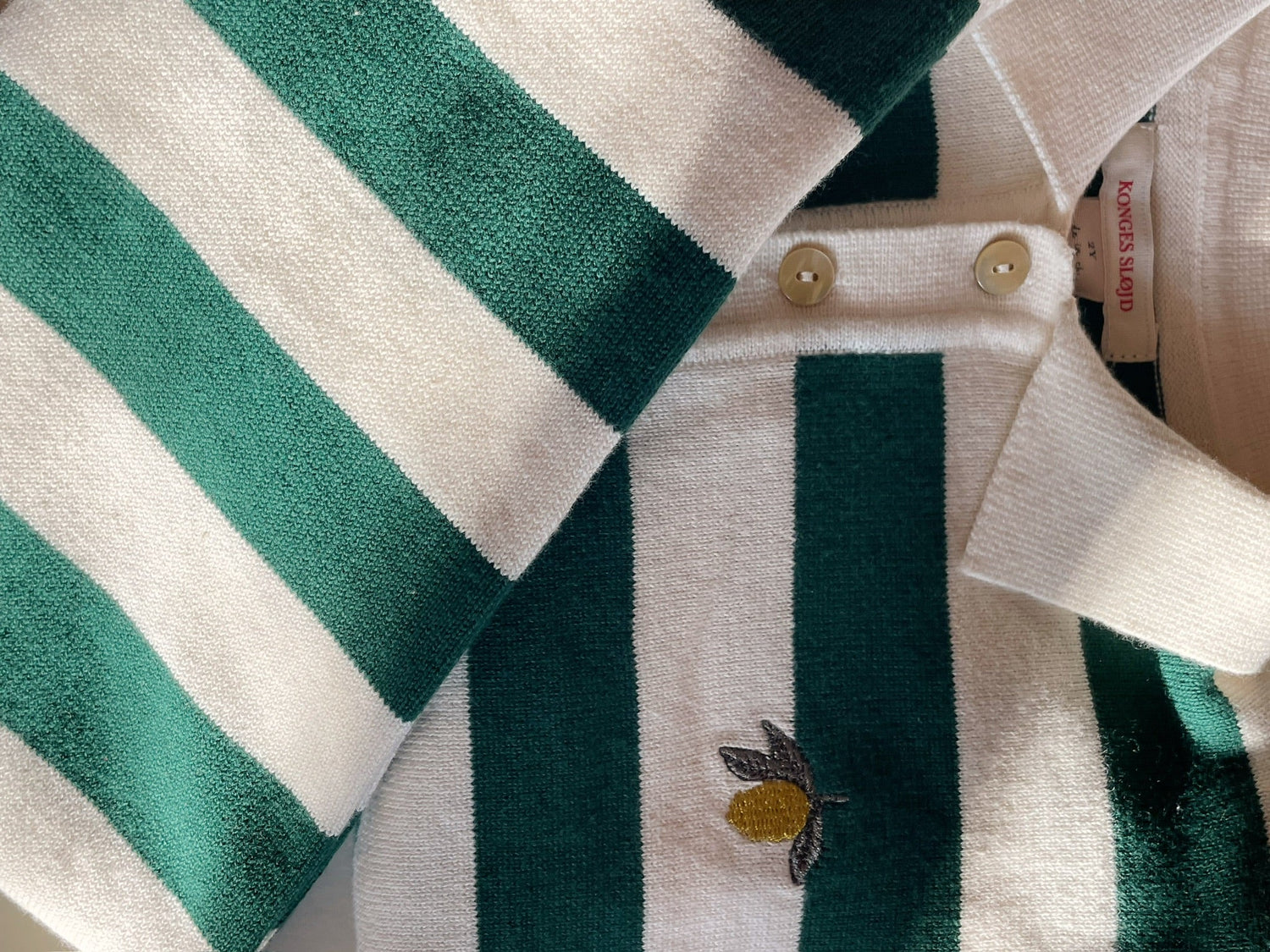 Konges Sløjd MANIS POLO - pine grove stripe Konges Sløjd New Collection