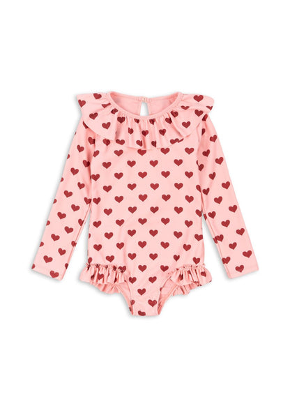 Konges Sløjd MANUCA LS SWIMSUIT GRS - amour pink Konges Sløjd