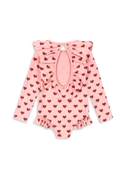 Konges Sløjd MANUCA LS SWIMSUIT GRS - amour pink Konges Sløjd