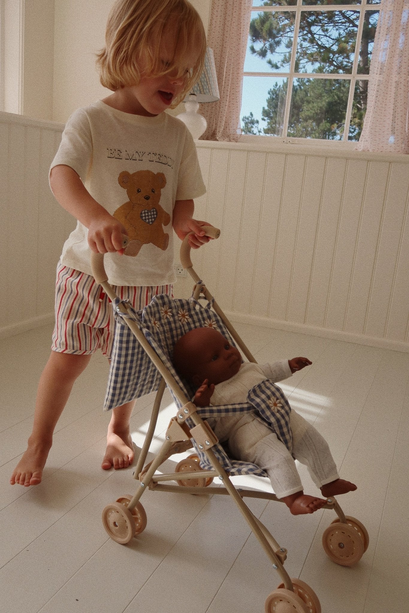 Konges Sløjd MARLON SHORTS GOTS - ANTIQUE STRIPE Konges Sløjd