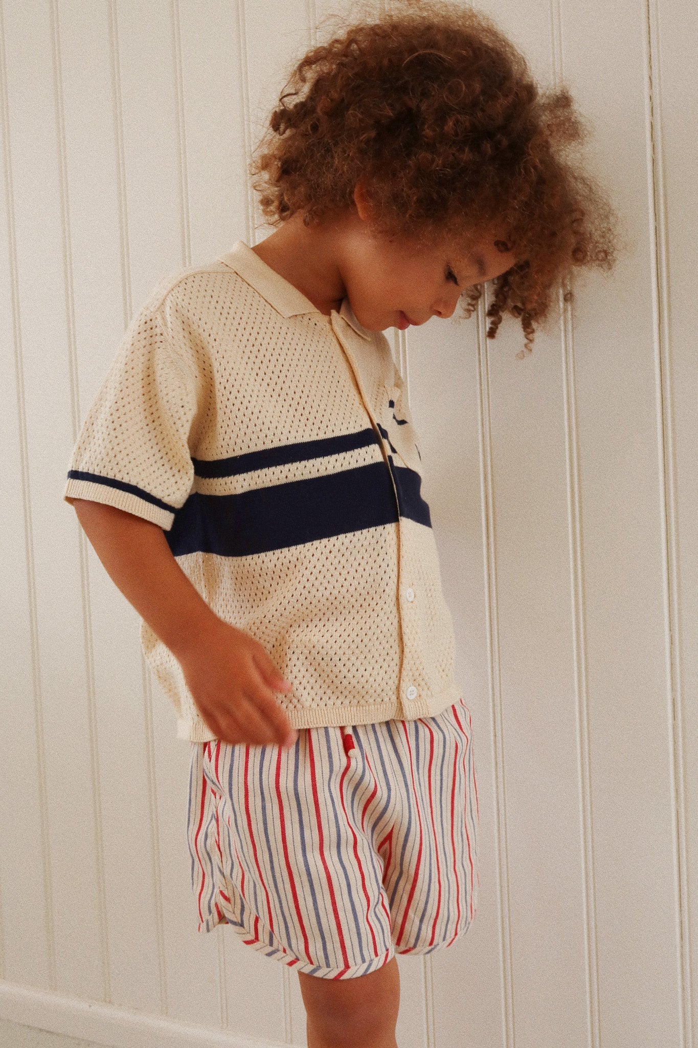 Konges Sløjd MARLON SHORTS GOTS - ANTIQUE STRIPE Konges Sløjd