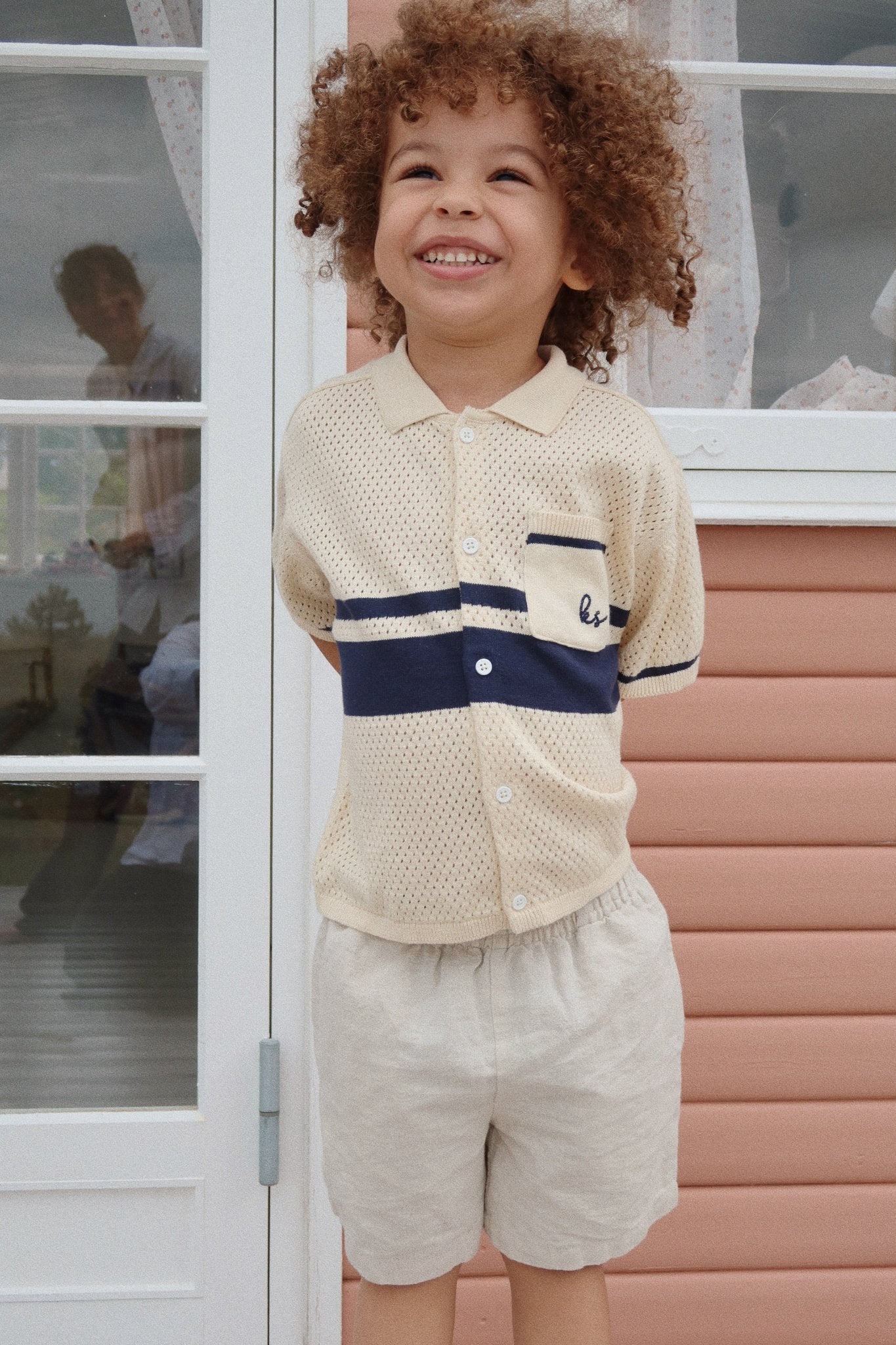 Konges Sløjd MARLON SHORTS GOTS - ANTIQUE STRIPE Konges Sløjd