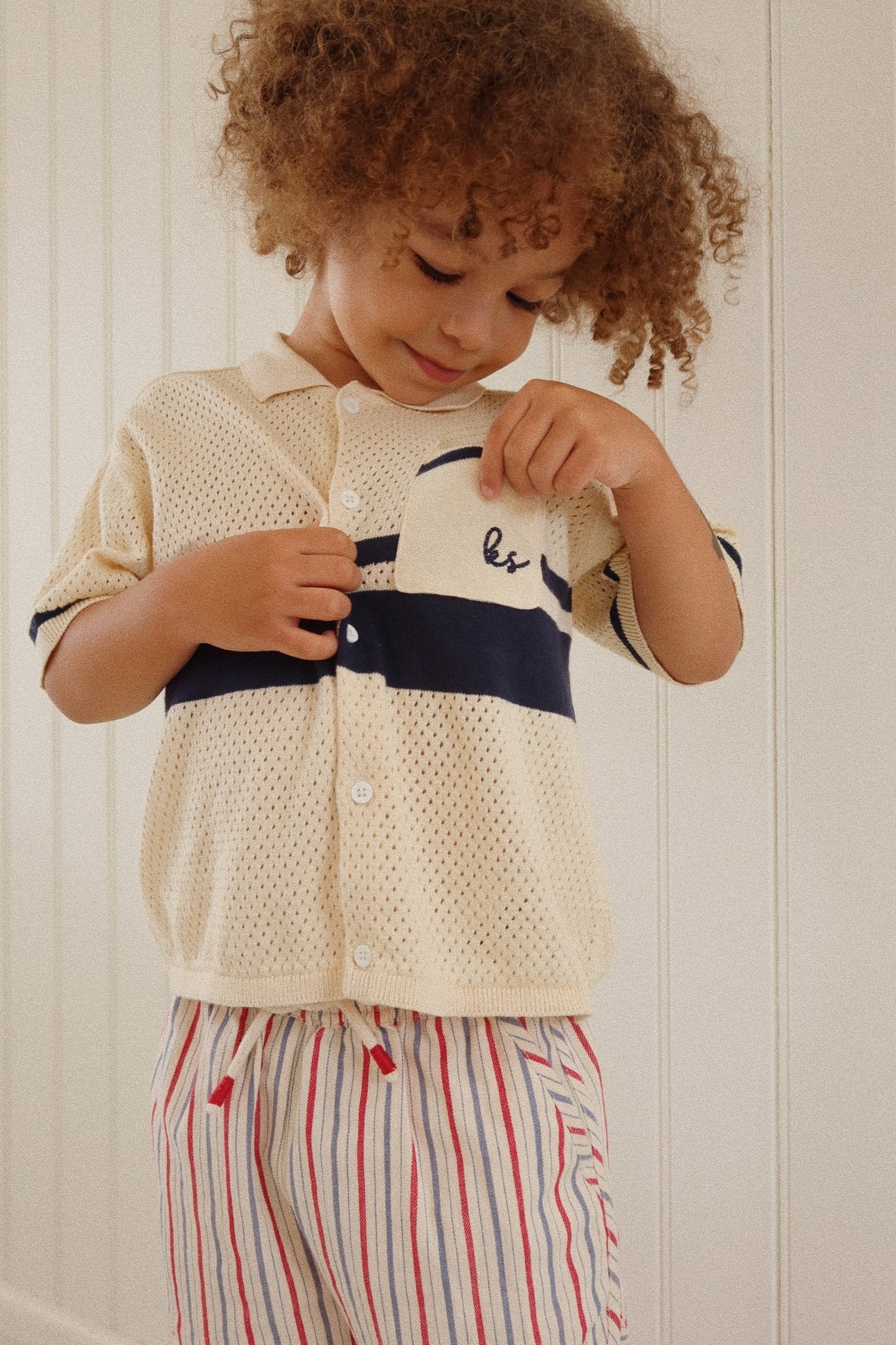 Konges Sløjd MARLON SHORTS GOTS - ANTIQUE STRIPE Konges Sløjd